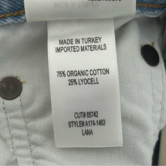 AGOLDE Lana Crop Mid Rise Vintage Straight Jeans - Picture 10 of 10